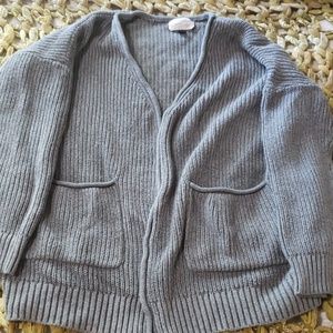 Chunky Gray Cardigan by Universal Thread (XS)